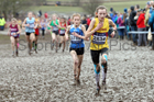 Girls under-13s 2018 British Inter Counties Cross Country Champs., Prestwold Hall, Loughborough. Photo: David T. Hewitson/Sports for All Pics